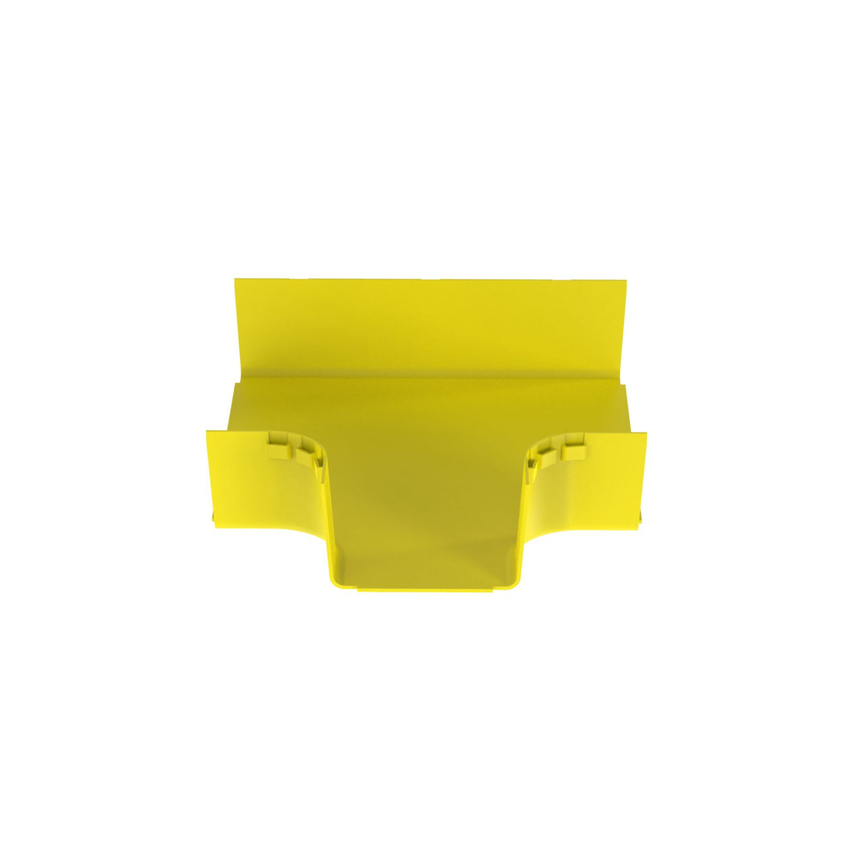 Panduit FRT12X4W6LYL | FiberRunner Horizontal Tee, 90°, 12x4, Yellow