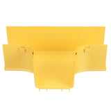 Panduit FRT4X4LYL | FiberRunner Horizontal Tee, 90°, 4x4, Yellow