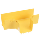 Panduit FRT4X4LYL | FiberRunner Horizontal Tee, 90°, 4x4, Yellow