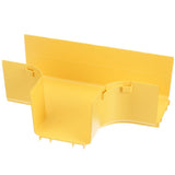 Panduit FRT4X4LYL | FiberRunner Horizontal Tee, 90°, 4x4, Yellow