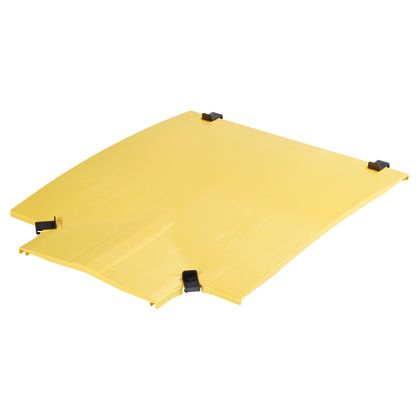 Panduit FRTCV24W12YL | FiberRunner Tee Fitting Cover