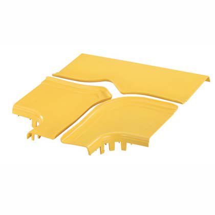 Panduit FRTSC12W6YL | FiberRunner Tee Fitting Cover