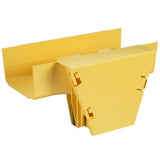 Panduit FRVT6X4LYL | FiberRunner Vertical Tee, 90°, 6x4, Yellow