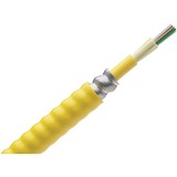 Panduit FSPP906Y | 6-fiber OS2 singlemode OFNP indoor interlocking aluminum armored cable - 150 ft
