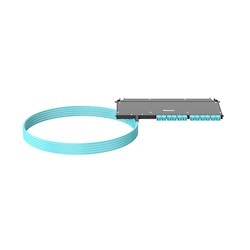 Panduit FSUYPXLNNNNF050 | Om4+ 24-Fiber Plenum Front Access Tethered Lc Cassette - Left Orientation, Ultra lL, 50 Feet