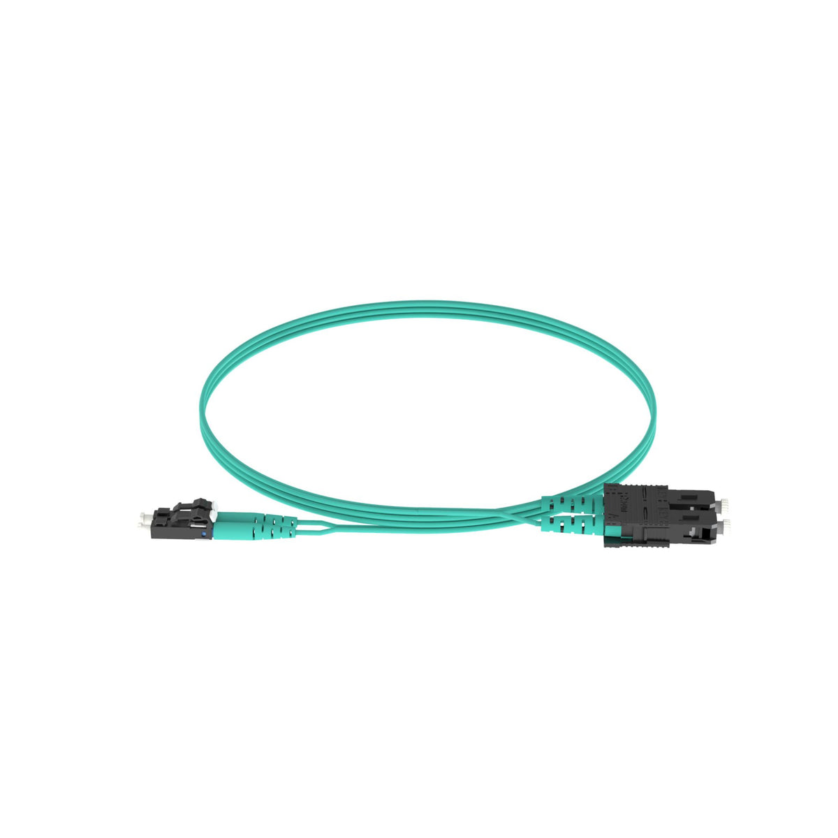 Panduit FX2ERLNSNSNM003 | Opti-Core 2 Fiber Patch Cord, OM3, LC to SC, Riser