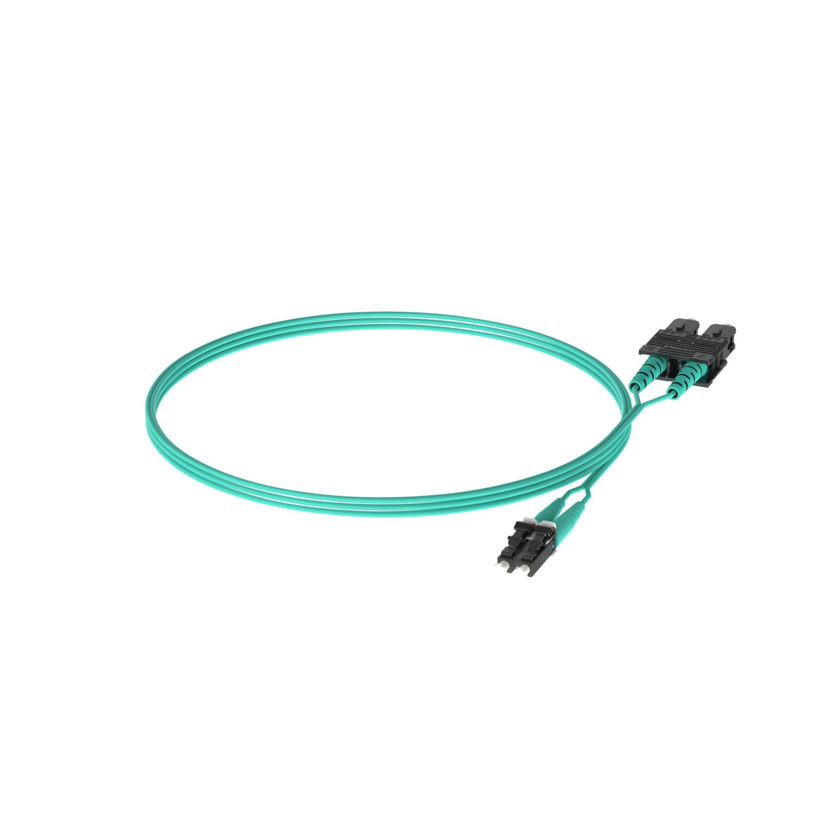 Panduit FX2ERLNSNSNM003 | Opti-Core 2 Fiber Patch Cord, OM3, LC to SC, Riser