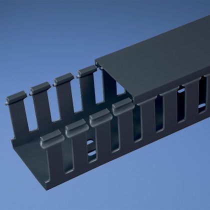 Panduit G2X2IB6 Slotted Duct, PVC,2";X2";X6’;L, Intrinsic Blue