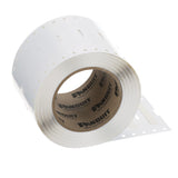 Panduit H100X084H1T | Panduit - 3:1 flattened polyolefin - white - 1 in x 0.84 in 1000 label(s) (1 roll(s) x 1000) labels