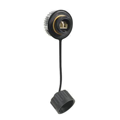 Panduit IAEF7JMA | IndustrialNet Duplex Bulkhead Adapter
