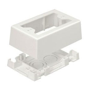 Panduit JBX3510WH-A | Surface Raceway, Low Voltage Junction Box, White