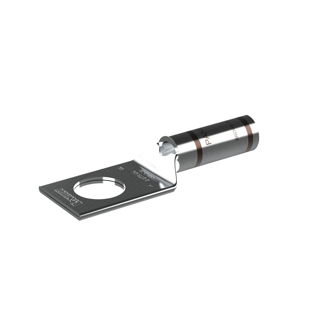 Panduit LCA2-38-Q | Panduit Pan-Lug LCA Series - Cable compression lug - brown