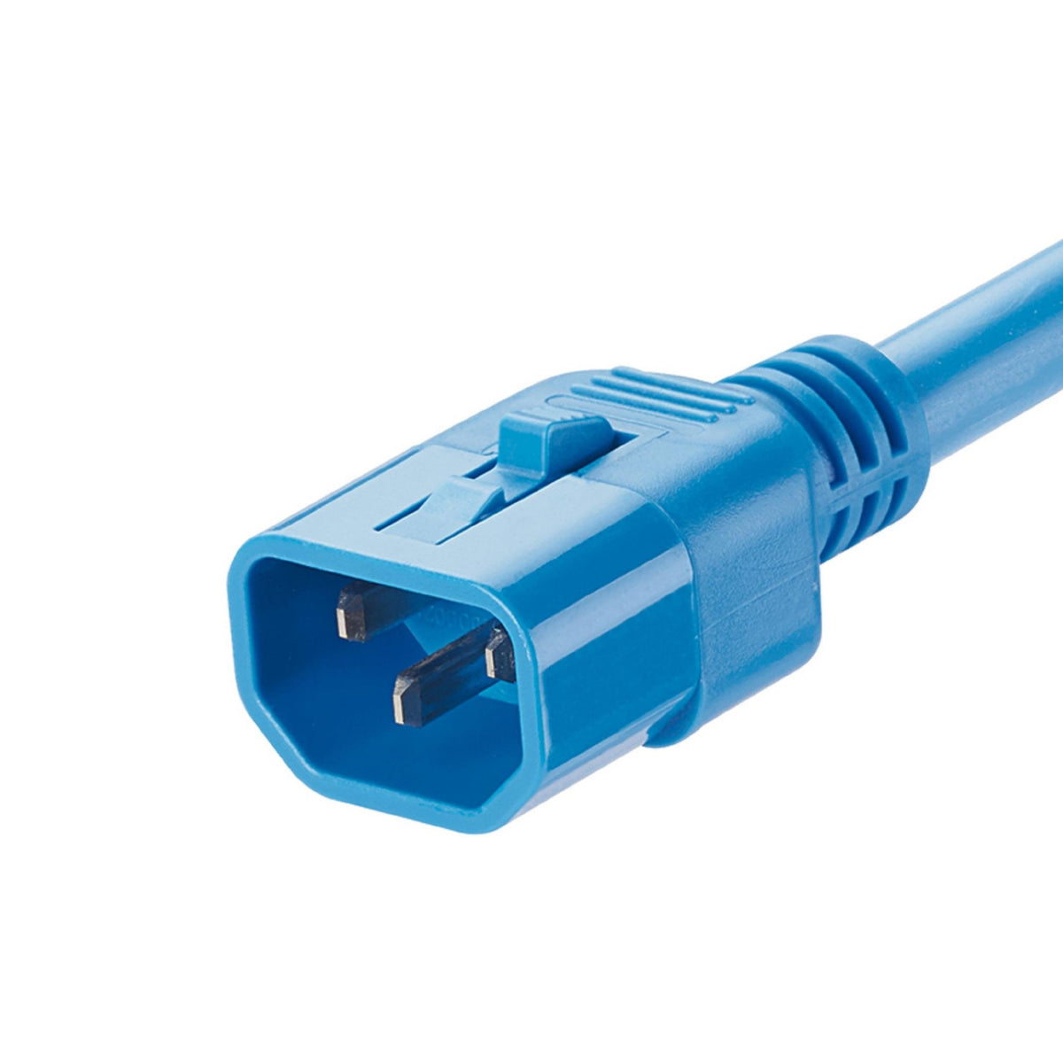 Panduit LPCA06-X | Locking Power Cord, IEC C14 to IEC C13, 2 feet (0.6m), Blue