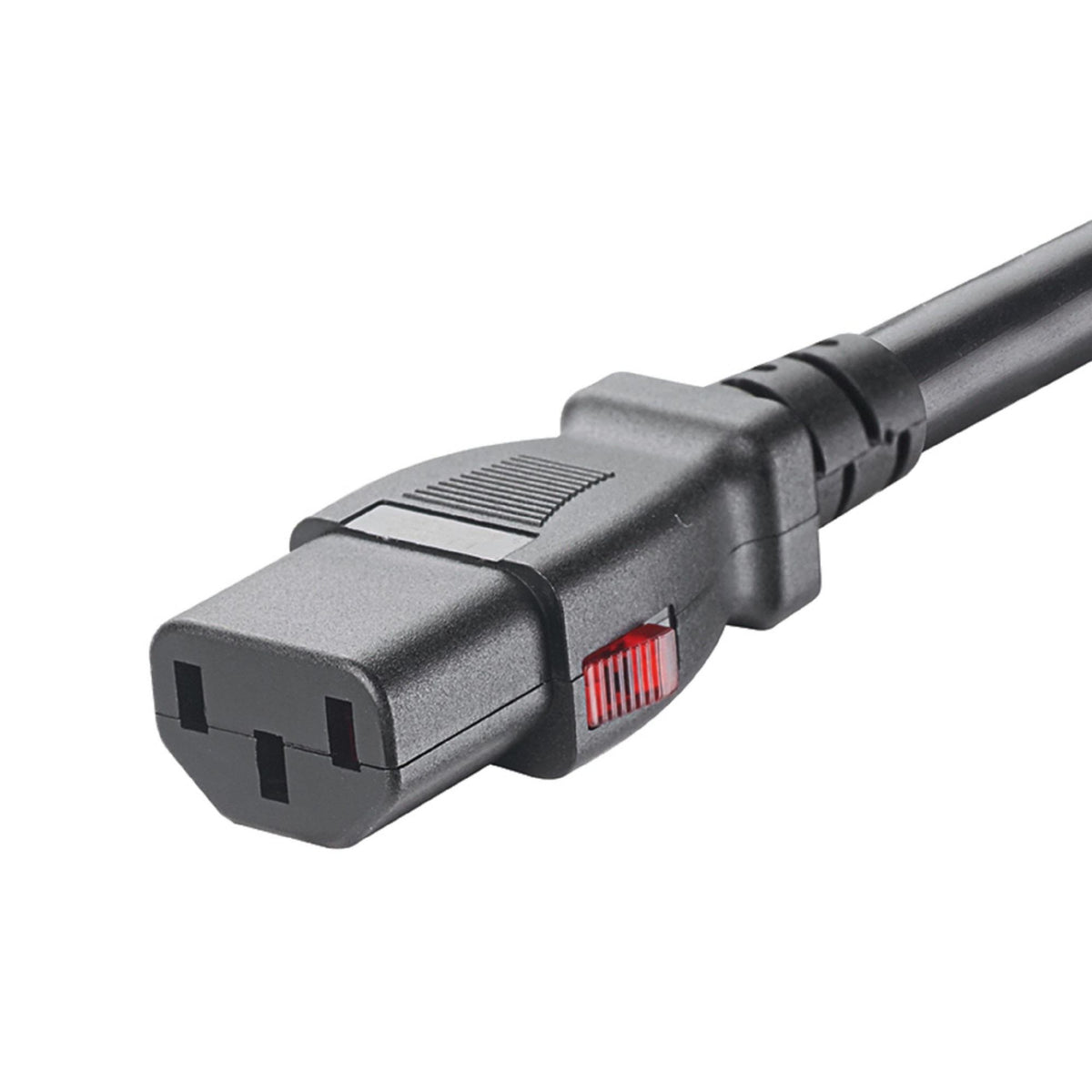 Panduit LPCA13-X | Locking Power Cord, IEC C14 to IEC C13, 6 feet (1.8m), Black
