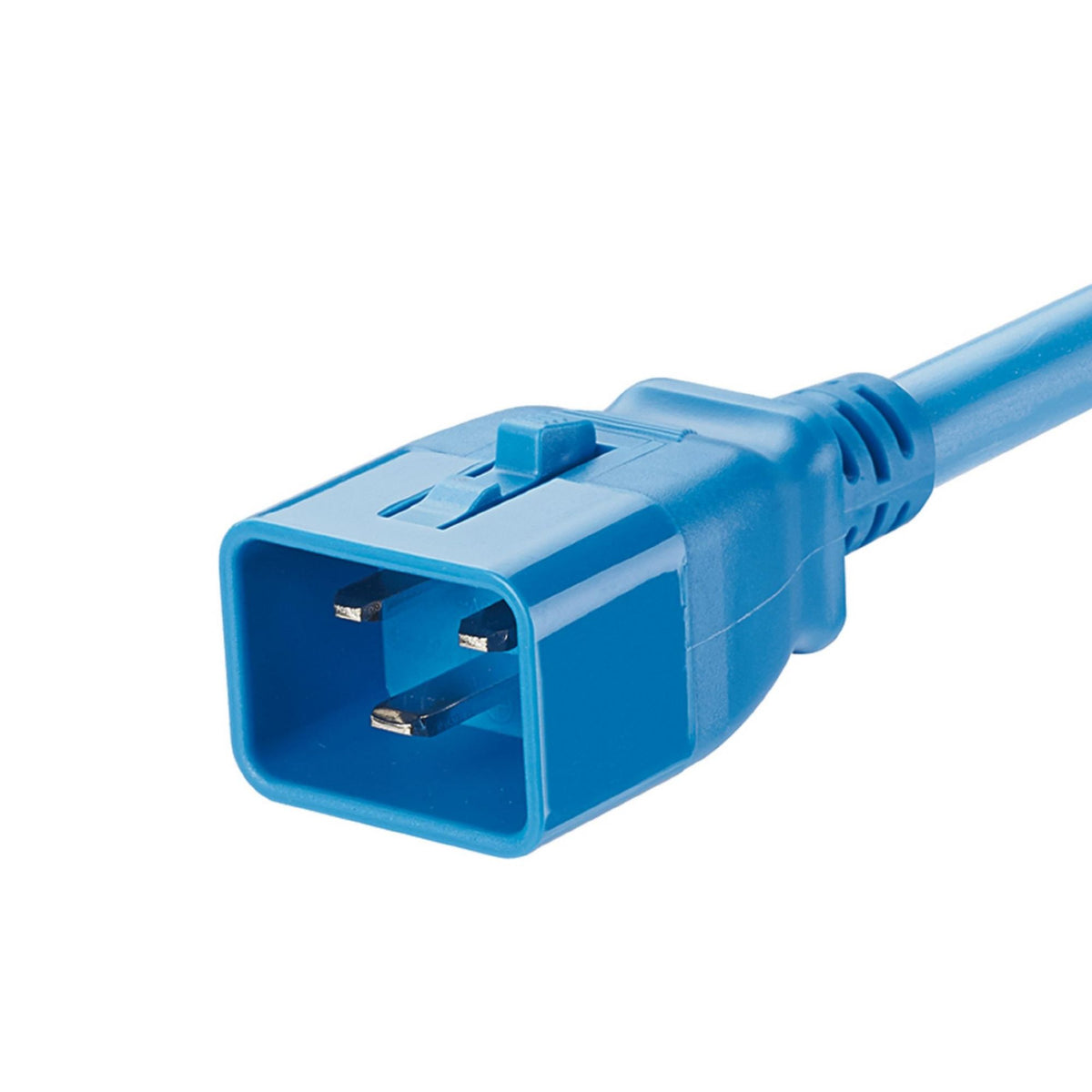 Panduit LPCB07-X | Locking Power Cord, IEC C20 to IEC C19, 4 feet (1.2m), Blue