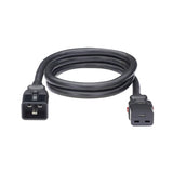 Panduit LPCB12-X | Locking Power Cord, IEC C20 to IEC C19, 4 feet (1.2m), Black