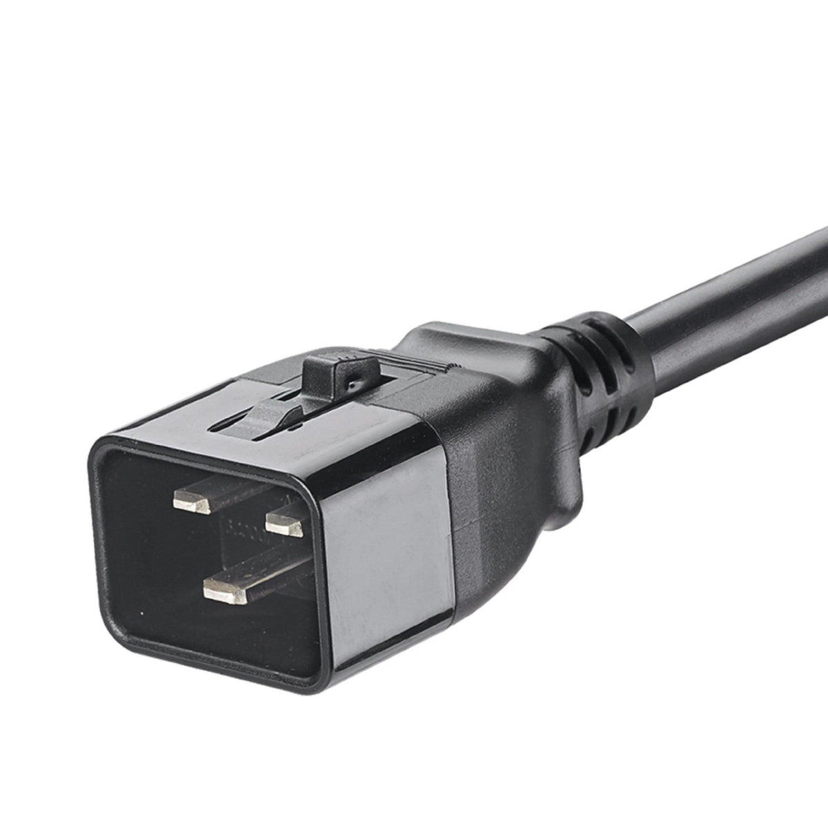 Panduit LPCB12-X | Locking Power Cord, IEC C20 to IEC C19, 4 feet (1.2m), Black