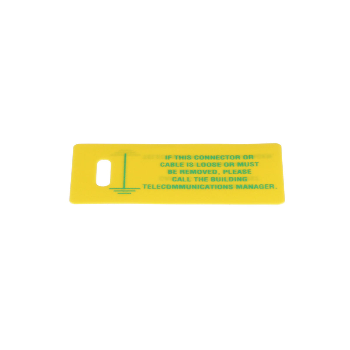 Panduit LTYK | Panduit Rack Grounding Yellow Tag Kit - Cable tie with tags - yellow (pack of 10)