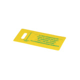 Panduit LTYK | Panduit Rack Grounding Yellow Tag Kit - Cable tie with tags - yellow (pack of 10)