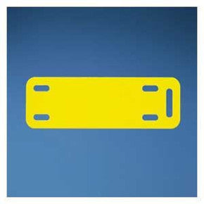 Panduit M200X050Y6T | M200X050Y6T Mkr Plate, Polyester/Polyolefin, Yellow, TT, 0.5"x2", 0.5" PO H
