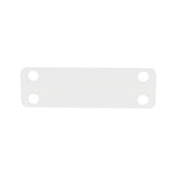 Panduit MP350-C | MP350-C Marker Plate, White, PA 6.6, Cable Tie, 3.5x0.75", PK100