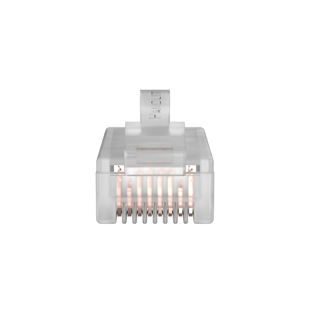 Panduit MP528-C | Panduit Pan-Plug - Network connector - RJ-45 (M) - UTP - CAT 5e - clear (pack of 100)