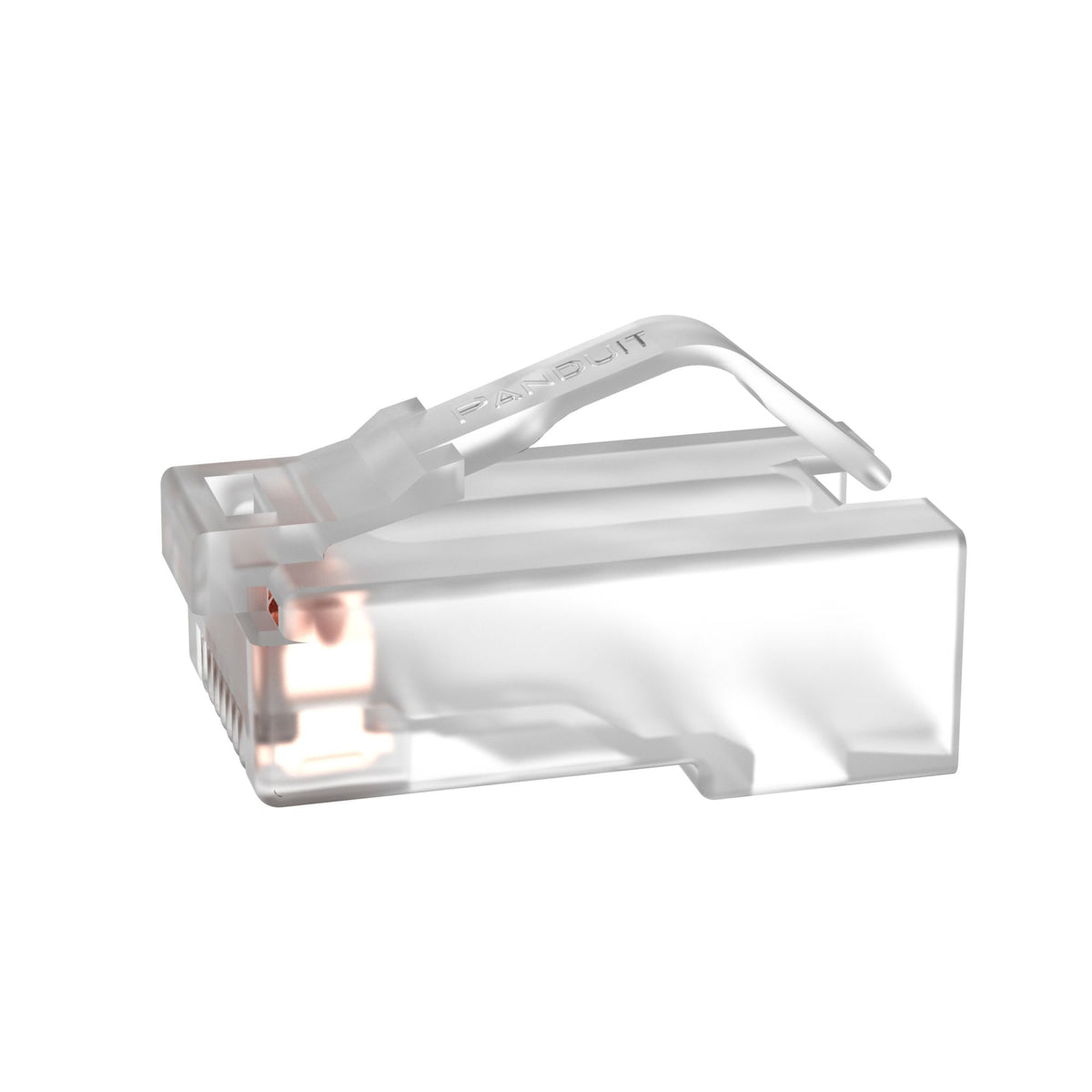 Panduit MP528-C | Panduit Pan-Plug - Network connector - RJ-45 (M) - UTP - CAT 5e - clear (pack of 100)