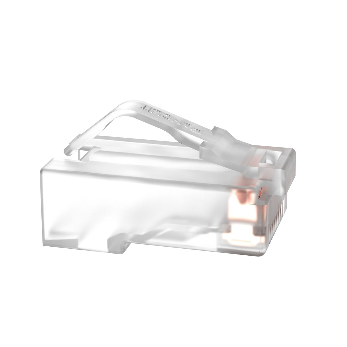 Panduit MP528-C | Panduit Pan-Plug - Network connector - RJ-45 (M) - UTP - CAT 5e - clear (pack of 100)