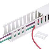 Panduit NE1X4WH6 | Panduit PANDUCT Type NE NORYL Halogen Free Wiring Duct - Cable raceway - 6 ft - white