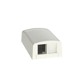 Panduit NK2BXAW-A | Surface Mount Box, Plenum, 2 Port, Arctic White