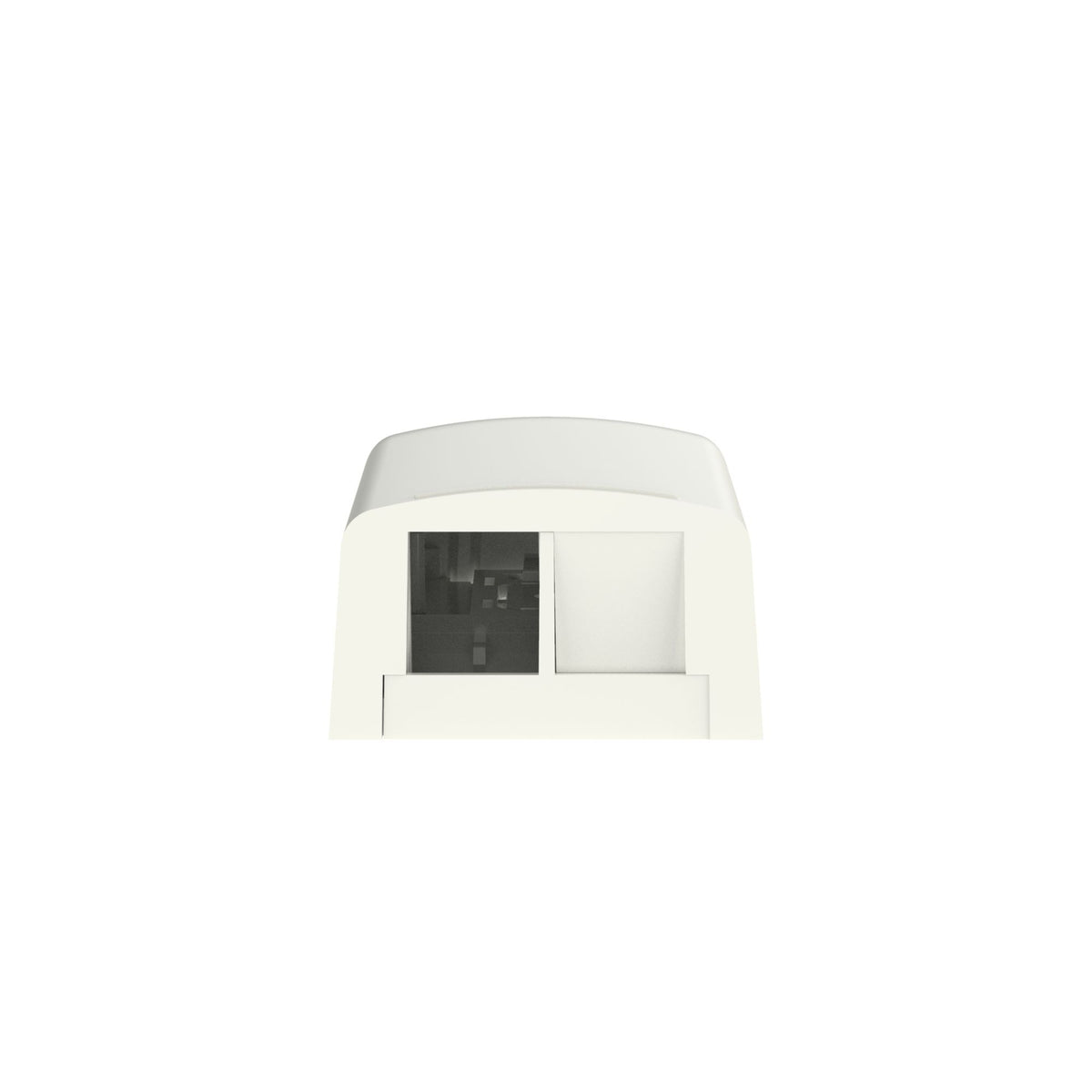 Panduit NK2BXAW-A | Surface Mount Box, Plenum, 2 Port, Arctic White