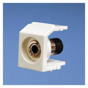 Panduit NK35MSSIW | NetKey 3.5MM Stereo Coupler Module, Solder Type, Off White