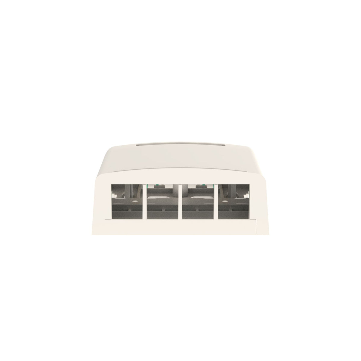 Panduit NK4BXWH-AY | Panduit NetKey Surface Mount Boxes - Surface mount box - white - 4 ports