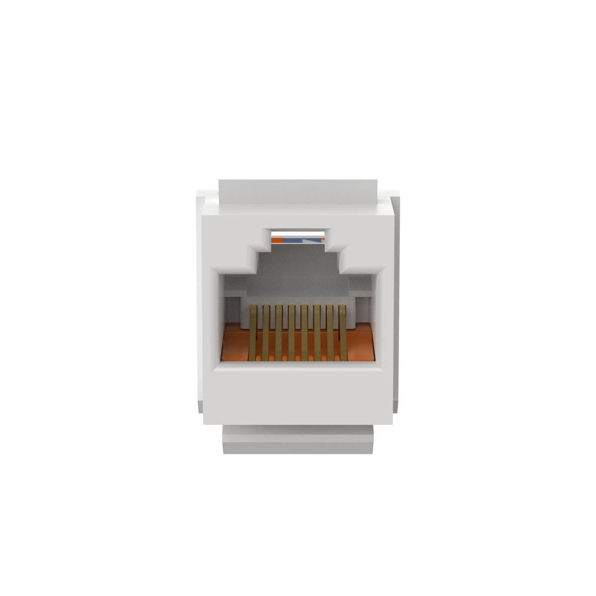 Panduit NK5E88MAWY | NetKey Cat 5e Leadframe Jack, Arctic White