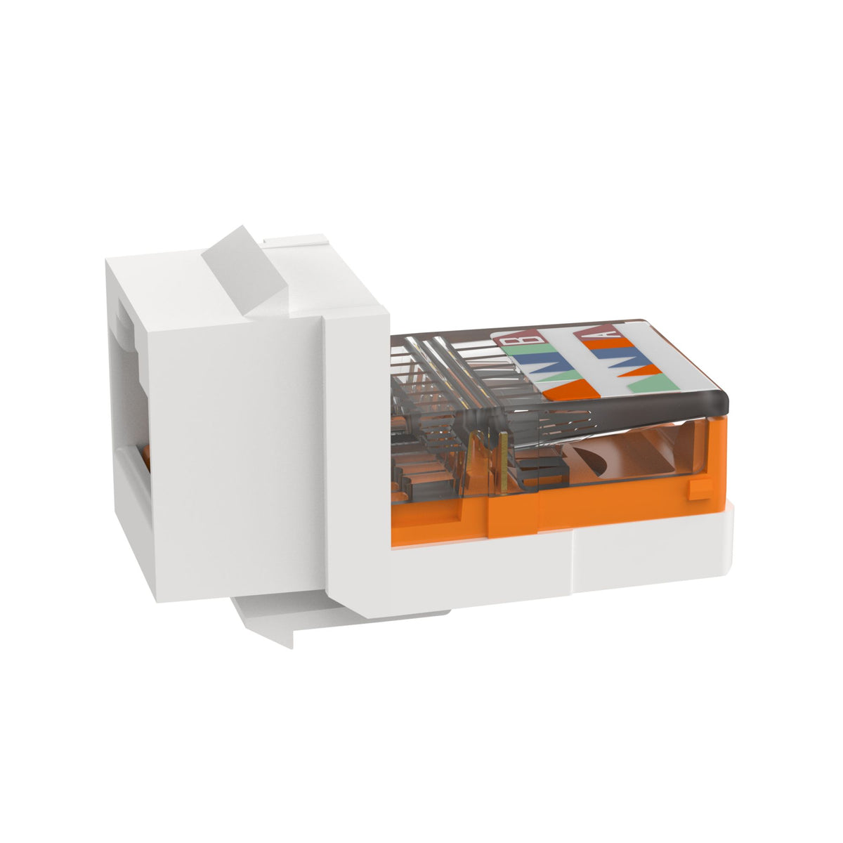 Panduit NK5E88MAWY | NetKey Cat 5e Leadframe Jack, Arctic White