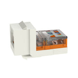 Panduit NK5E88MIW-Q | NetKey Cat 5e Leadframe Jack, Int'l White - Pack of 25