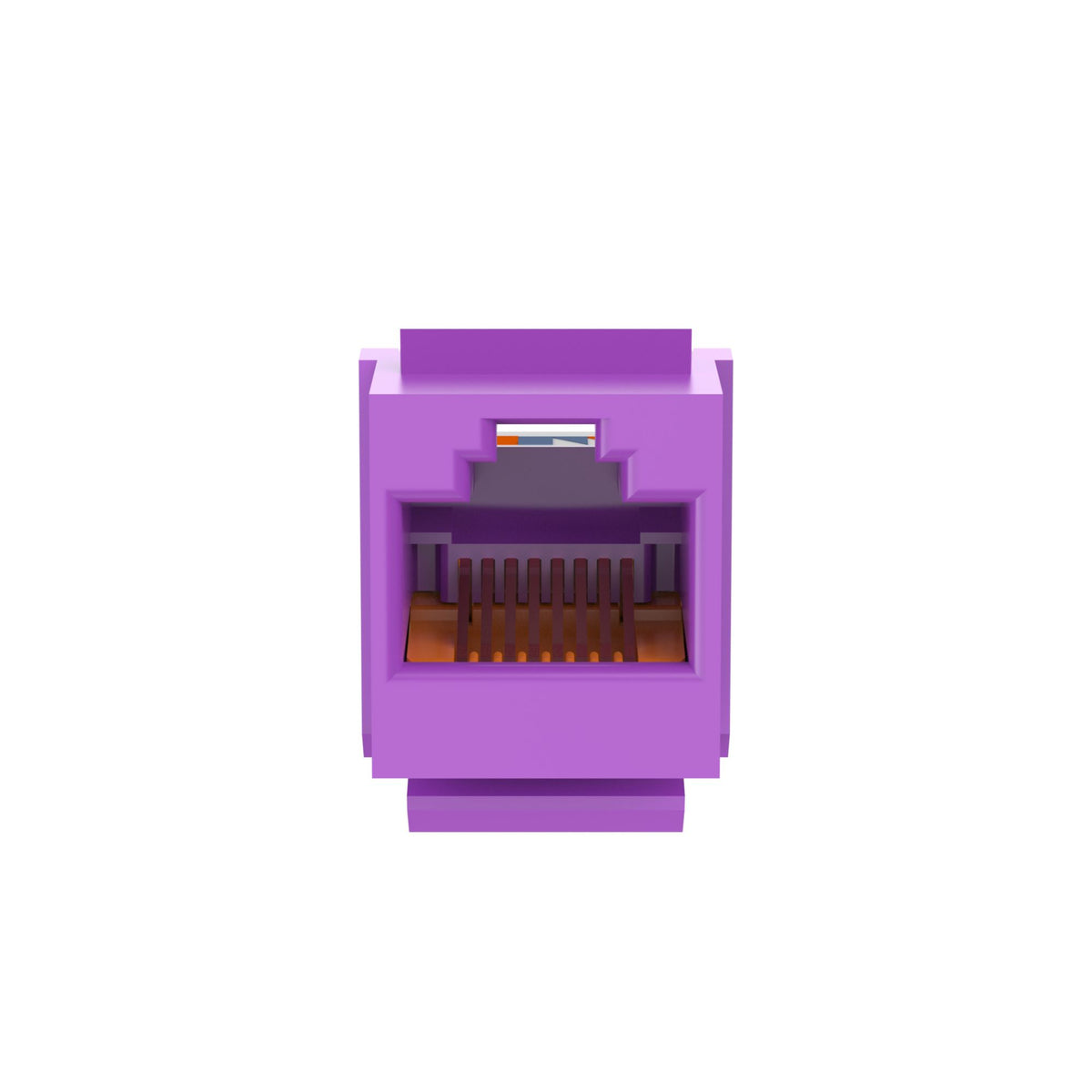 Panduit NK5E88MVLY | Panduit NetKey Category 5e Leadframe Jack Modules - Modular insert - RJ-45 - violet
