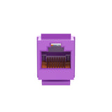 Panduit NK5E88MVLY | Panduit NetKey Category 5e Leadframe Jack Modules - Modular insert - RJ-45 - violet