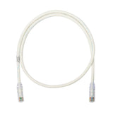 Panduit NK6APC1 | NetKey Cat 6A 26 AWG UTP Patch Cord, 1 ft, White