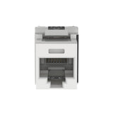 Panduit NK6X88MWH | Panduit NetKey Network Connector - 1 Pack - 1 x RJ-45 Female - White
