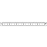 Panduit NKPP24FMWH | NK Mod Patch Panel Flat Flush Mount 24 Port White
