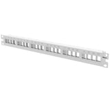 Panduit NKPP24FMWH | NK Mod Patch Panel Flat Flush Mount 24 Port White