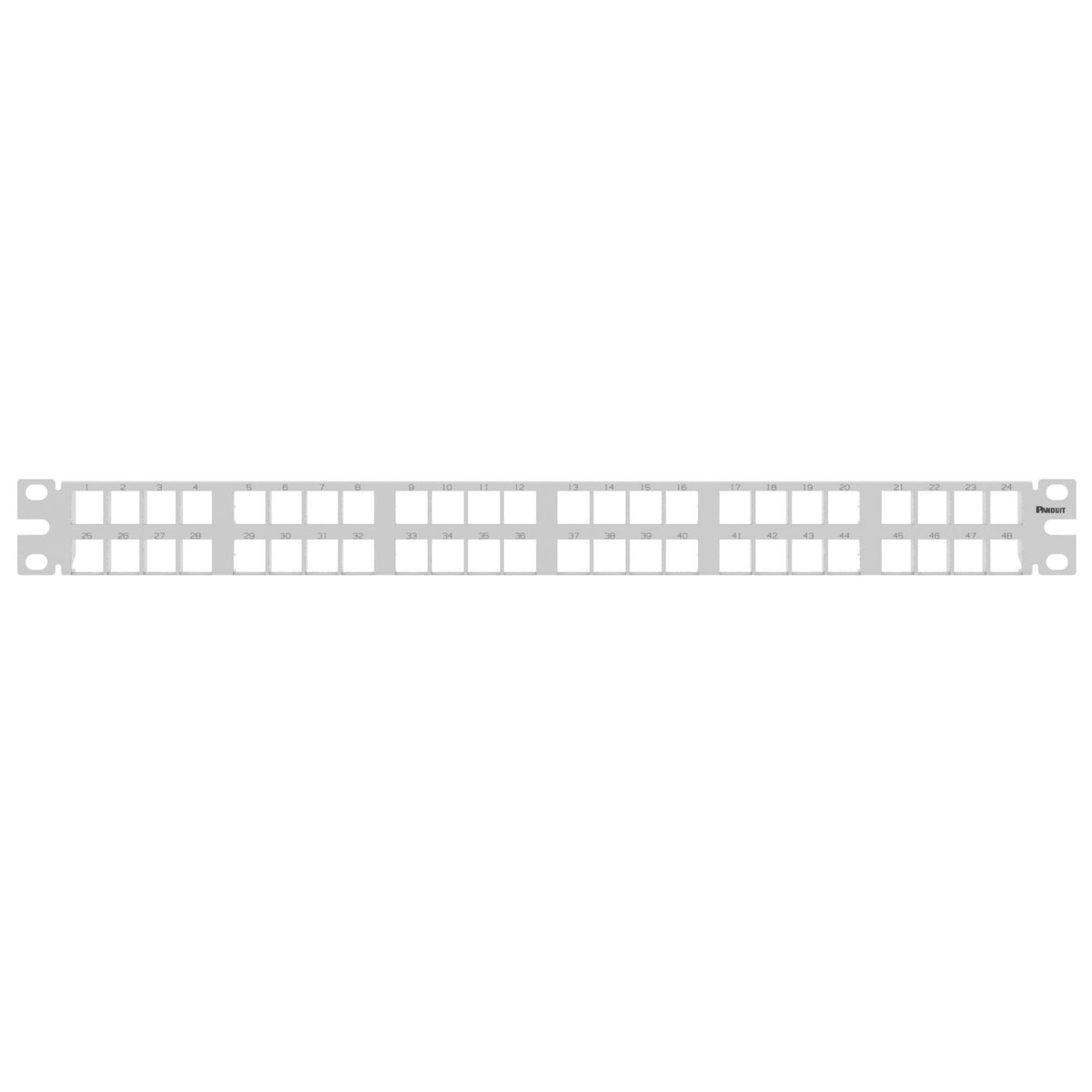 Panduit NKPP48HDWH | NK 48 Port High Density Patch Panel Flat White
