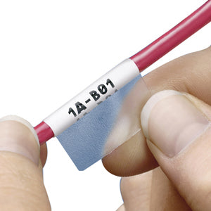 Panduit NWSLC-7Y | 100PK 1IN WHT ID SLEEVE 3MM DUPLEX FIBER CABL