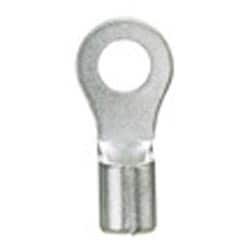 Panduit P14-6R-C Ring Terminal, Non-insulated, 18 - 14 awg, #6 Stud Size, Pack Of 100