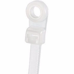 Panduit PLC1.5I-S8-M | Pan-Ty PLC1.5I-S8-M Locking Clamp Tie, PA6.6, M4, 6.1"L, 40lb, PK1000