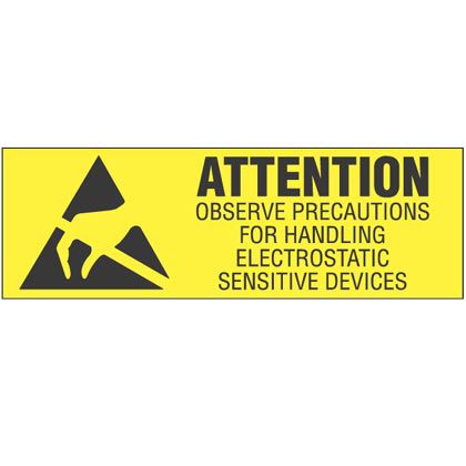 Panduit PLD-60 | Panduit - Sign - attention / observe precautions for handling electrostatic sensitive devices