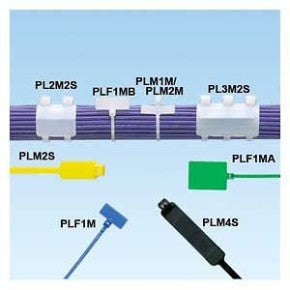 Panduit PLF1MA-C | Pan-Ty PLF1MA-C Write-On Cable Tie, PA6.6, 5.1"L, 18lb, PK100