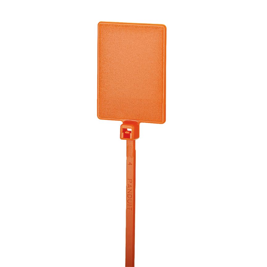 Panduit PLF1MA-M3 | Panduit Pan-Ty PLF Series - Flag tie - 4.7 in - orange