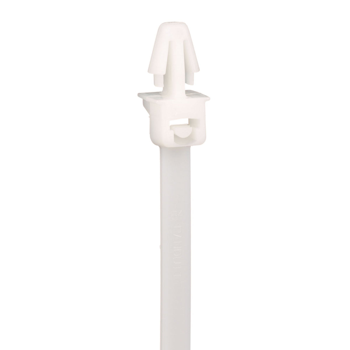 Panduit PLP2S-M | Pan-Ty PLP2S-M Locking Push Mount Tie, PA6.6, 7.9"L, 50lb, PK1000